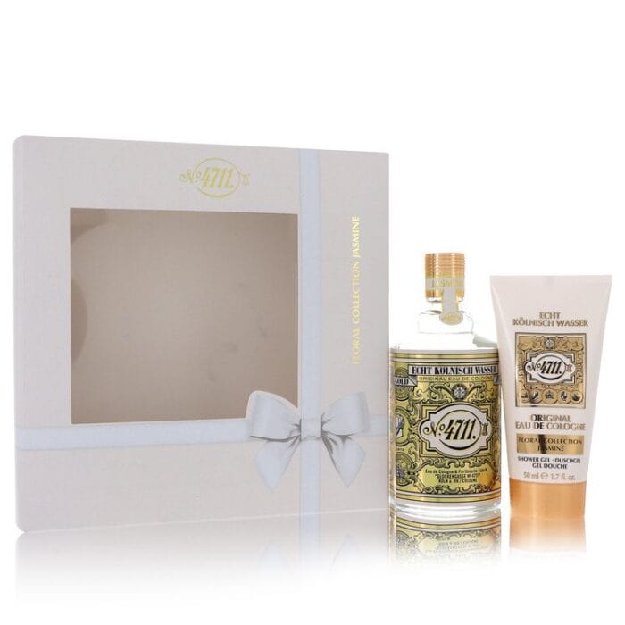 4711 Jasmine By 4711 - Gift Set (Unisex) -- 3.4 Oz Cologne Spray + 1.7 Oz Shower Gel