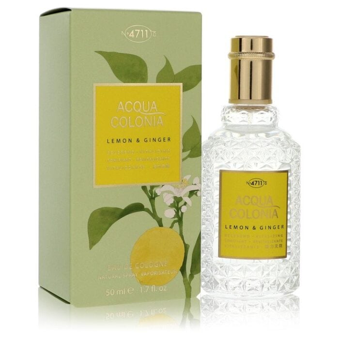 4711 ACQUA COLONIA Lemon & Ginger By 4711 - Eau De Cologne Spray (Unisex) 1.7 Oz