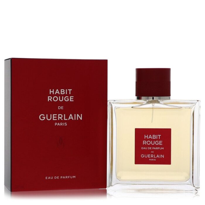 Habit Rouge By Guerlain - Eau De Toilette Spray 5 Oz - Image 1