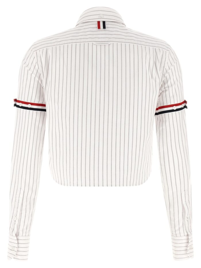 THOM BROWNE '4BAR' Cropped Shirt