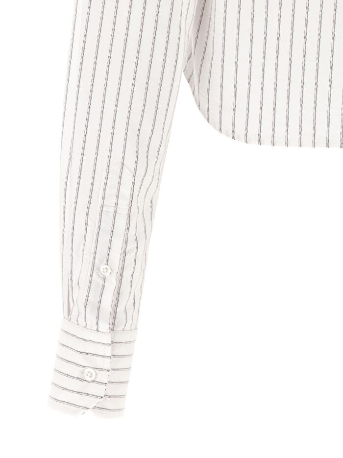 THOM BROWNE '4BAR' Cropped Shirt