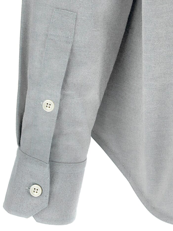 THOM BROWNE '4BAR' Flannel Shirt