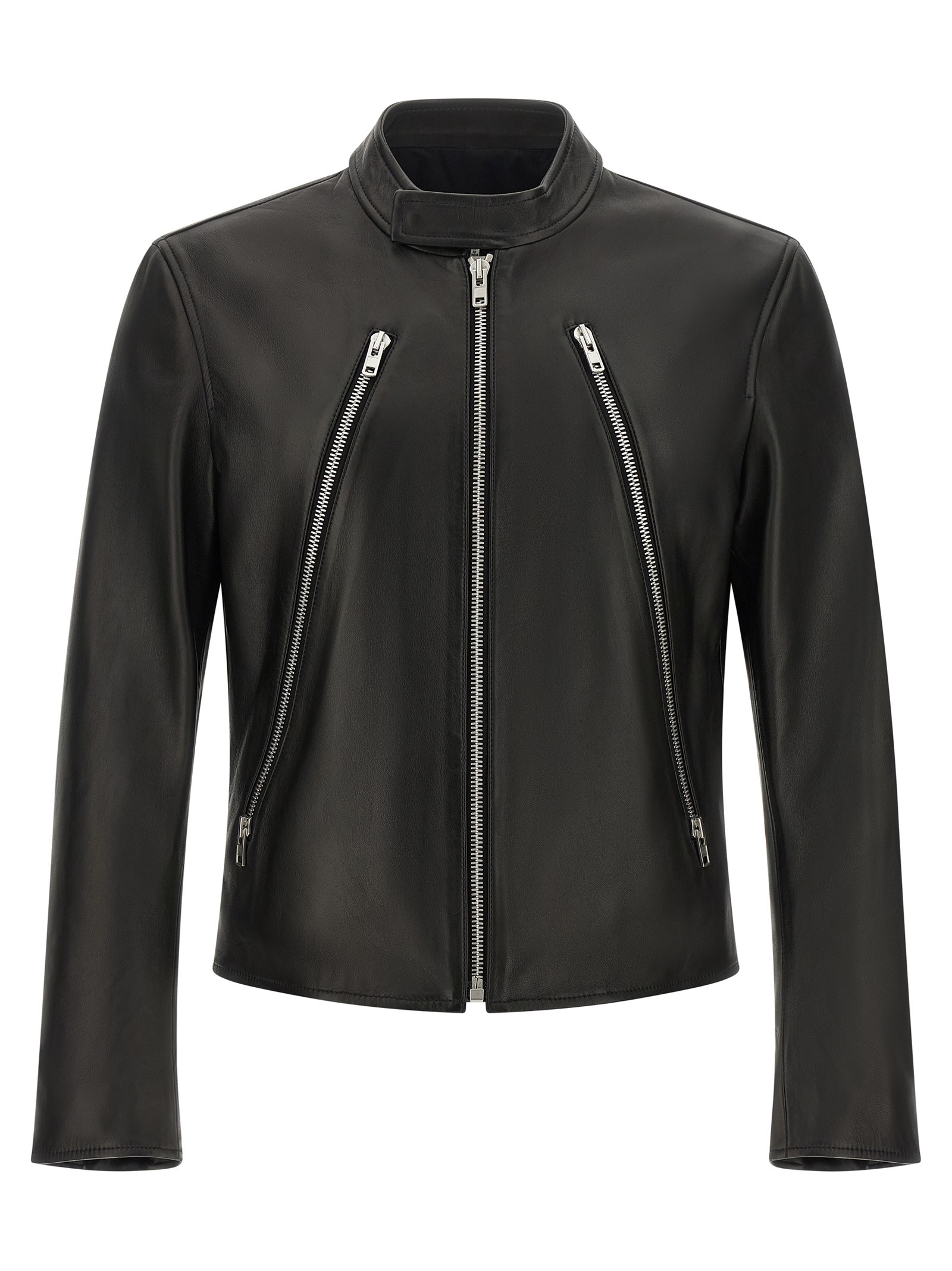 Maison Margiela '5-zip' Leather Jacket