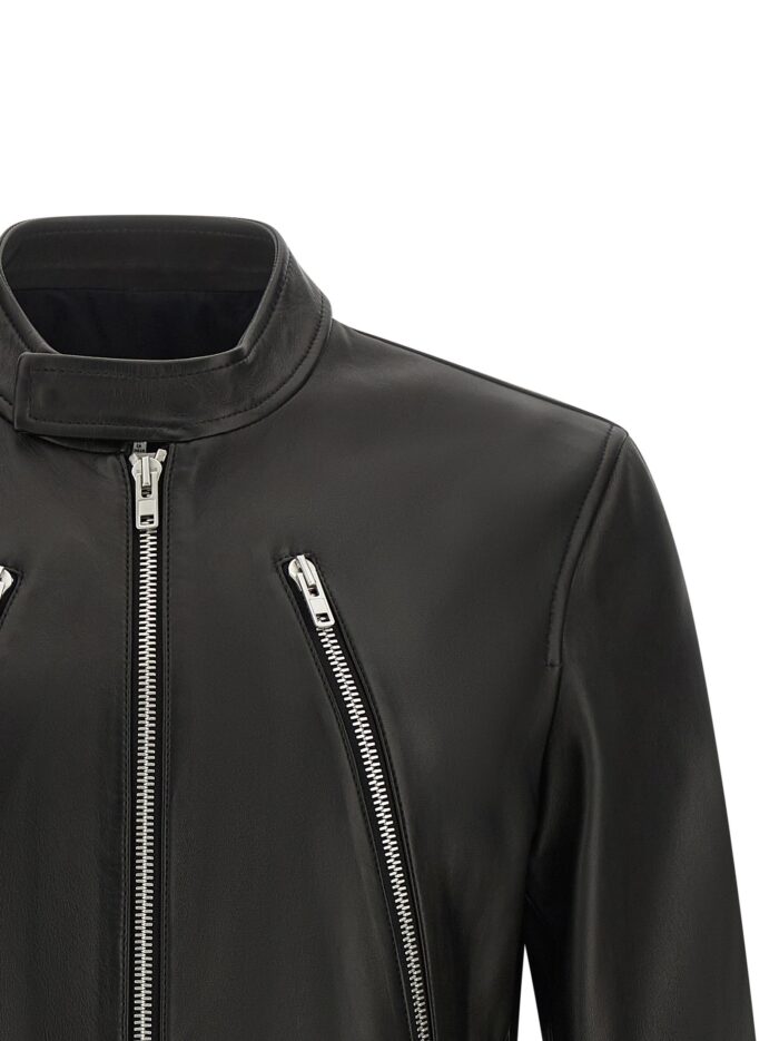 Maison Margiela '5-zip' Leather Jacket