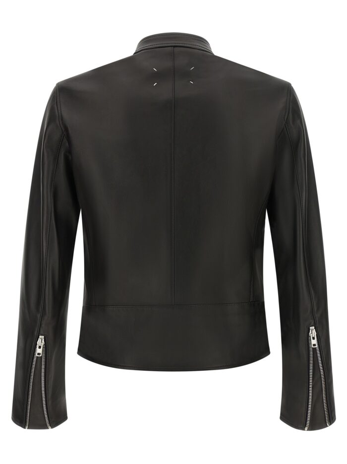 Maison Margiela '5-zip' Leather Jacket