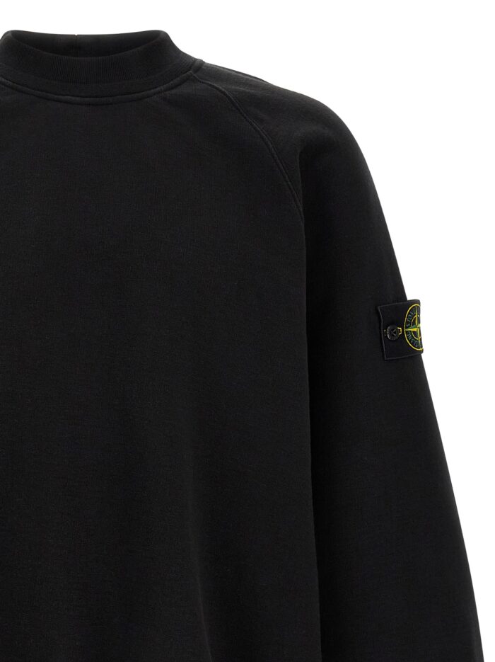 Stone Island '6100053' Crew Neck Sweatshirt With Raglan Sleeves