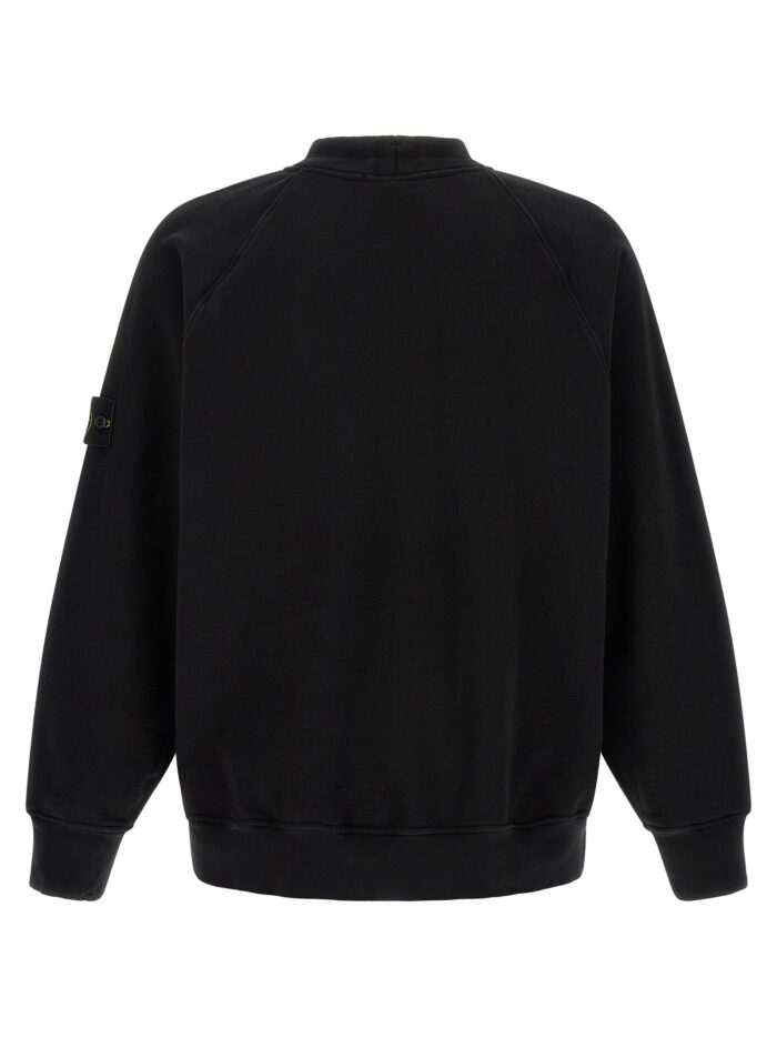 Stone Island '6100053' Crew Neck Sweatshirt With Raglan Sleeves