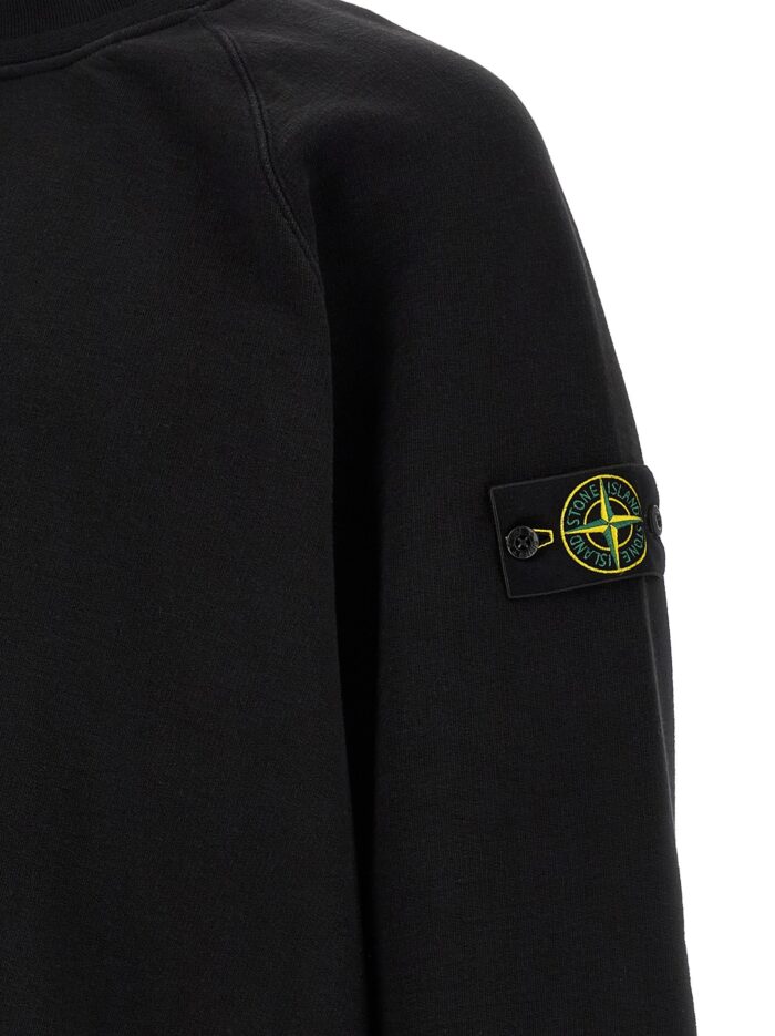 Stone Island '6100053' Crew Neck Sweatshirt With Raglan Sleeves