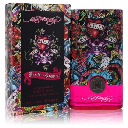 Ed Hardy Hearts & Daggers By Christian Audigier - Eau De Parfum Spray 8.0 Oz