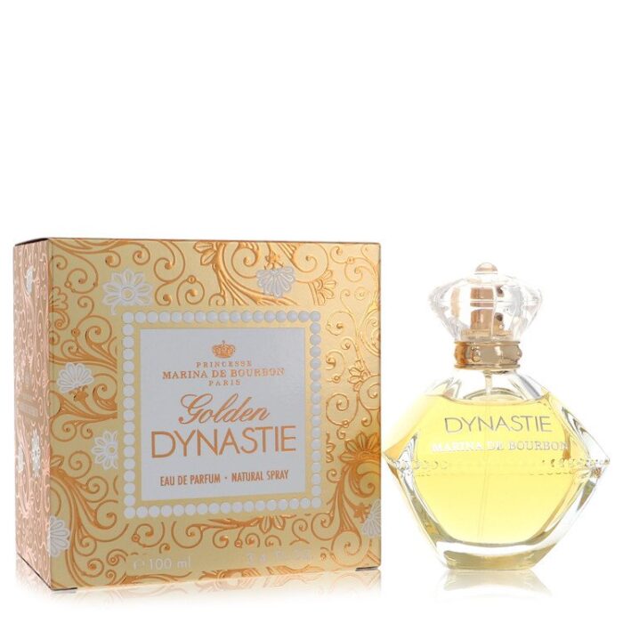 golden dynastie by marina de bourbon eau de parfum spray (unboxed) 3.4 oz Golden Dynastie By Marina De Bourbon - Eau De Parfum Spray (Unboxed) 3.4 Oz - Image 1