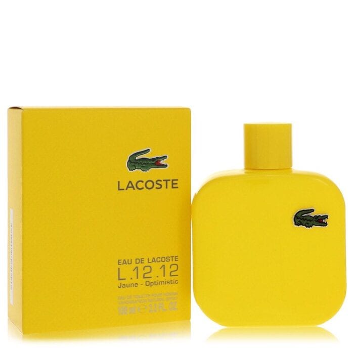 lacoste eau de lacoste l.12.12 jaune by lacoste eau de toilette spray (unboxed) 5.9 oz Lacoste Eau De Lacoste L.12.12 Jaune By Lacoste - Eau De Toilette Spray (Unboxed) 5.9 Oz - Image 1