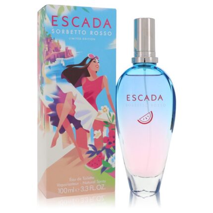 Escada Sorbetto Rosso By Escada - Eau De Toilette Spray (Limited Edition Unboxed) 3.3 Oz