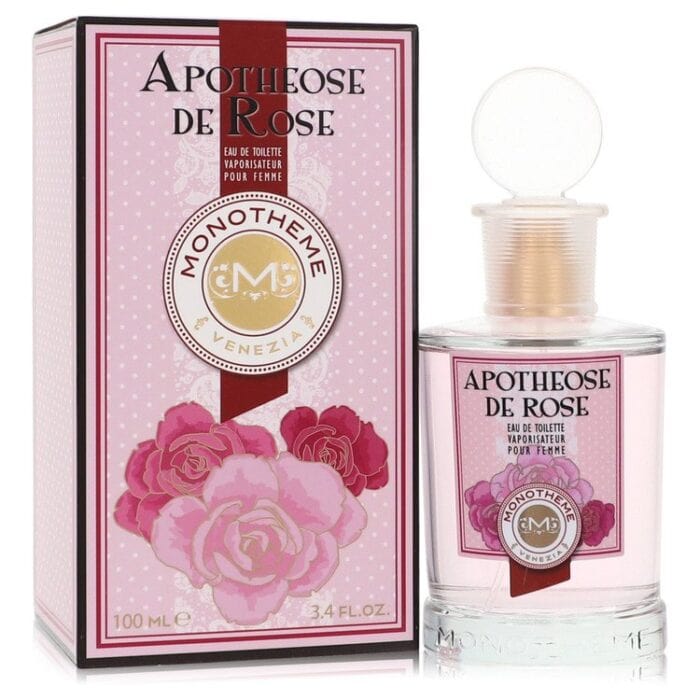 Apothose De Rose By Monotheme - Eau De Toilette Spray (Unboxed) 3.4 Oz - Image 1