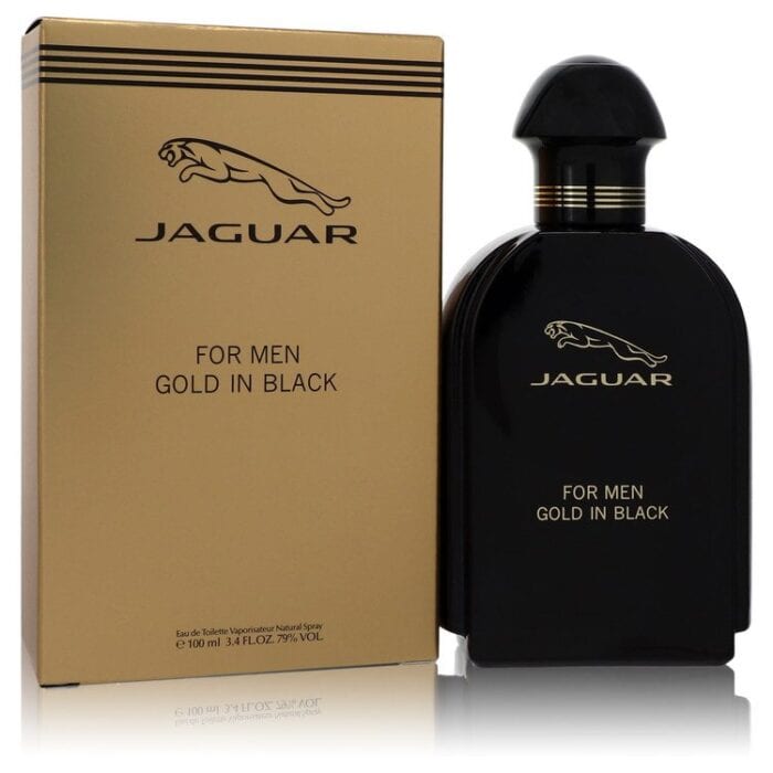 Jaguar Gold In Black By Jaguar - Eau De Toilette Spray (Tester) 3.4 Oz - Image 1