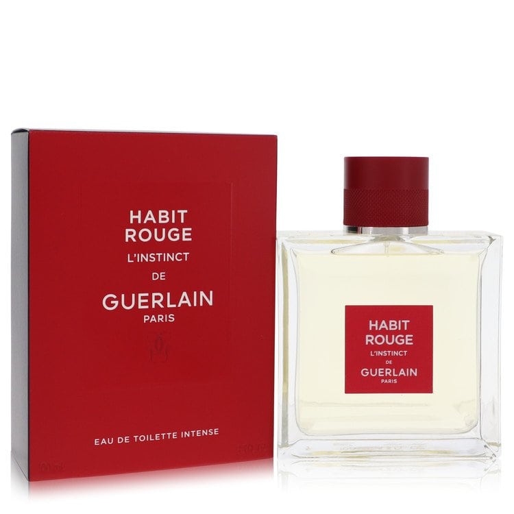 Habit Rouge L'instinct By Guerlain - Eau De Toilette Intense Spray (Unboxed) 1.6 Oz