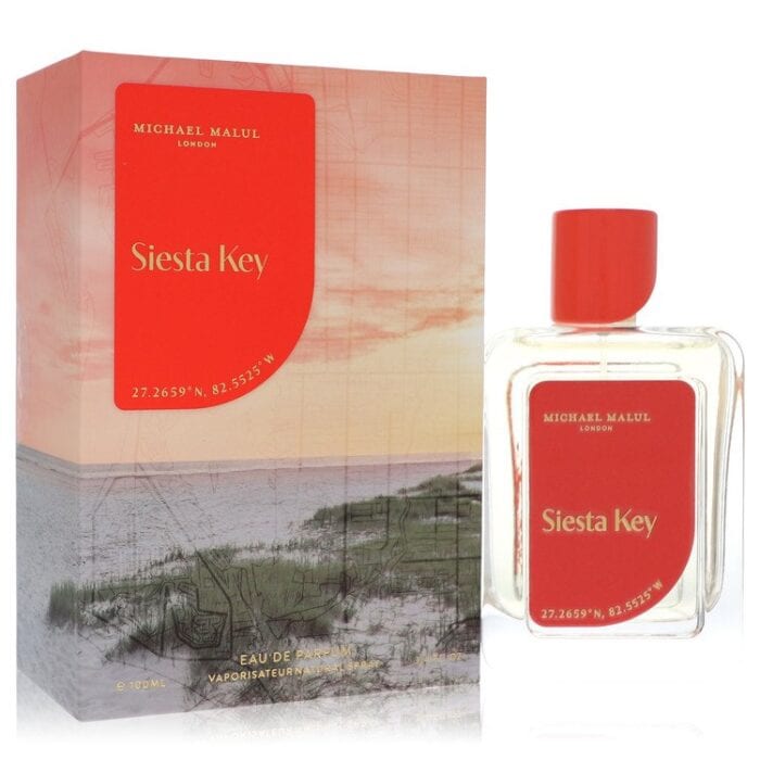 siesta key by michael malul eau de parfum spray (unboxed) 3.4 oz Siesta Key By Michael Malul - Eau De Parfum Spray (Unboxed) 3.4 Oz - Image 1