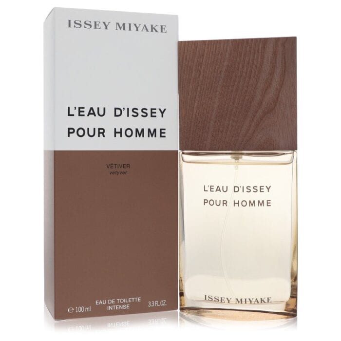 L'eau D'issey Pour Homme Vetiver By Issey Miyake - Eau De Toilette Intense Spray (Unboxed) 3.3 Oz - Image 1