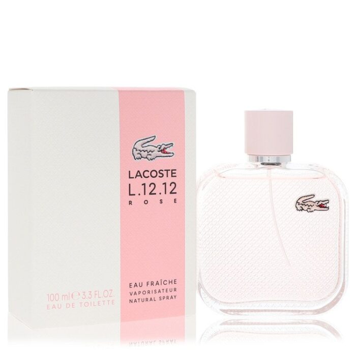 Lacoste Eau De Lacoste L.12.12 Rose Eau Fraiche By Lacoste - Eau De Toilette Spray (Unboxed) 3.3 Oz - Image 1