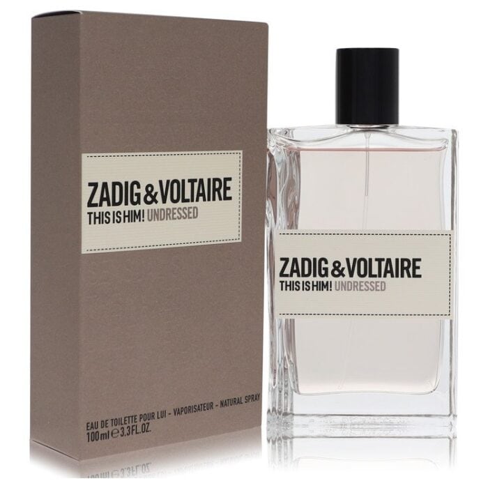 This Is Him Undressed By Zadig & Voltaire - Eau De Toilette Spray (Unboxed) 3.3 Oz - Image 1