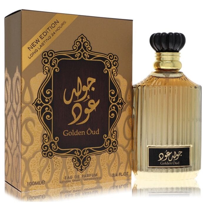 Lattafa Asdaaf Golden Oud By Lattafa - Eau De Parfum Spray (Unisex New Packaging) 3.4 Oz - Image 1