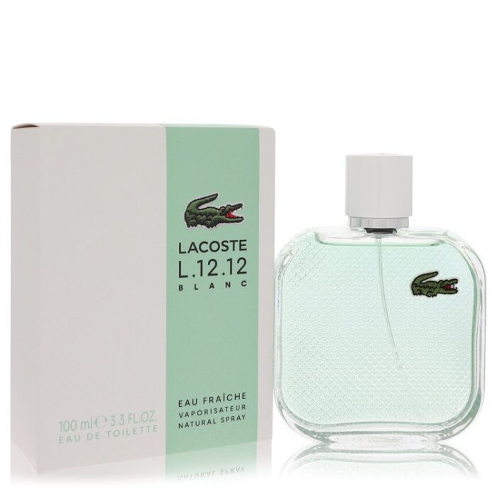Lacoste Eau De Lacoste L.12.12 Blanc Eau Fraichie By Lacoste - Eau De Toilette Spray (Unboxed) 3.4 Oz - Image 1