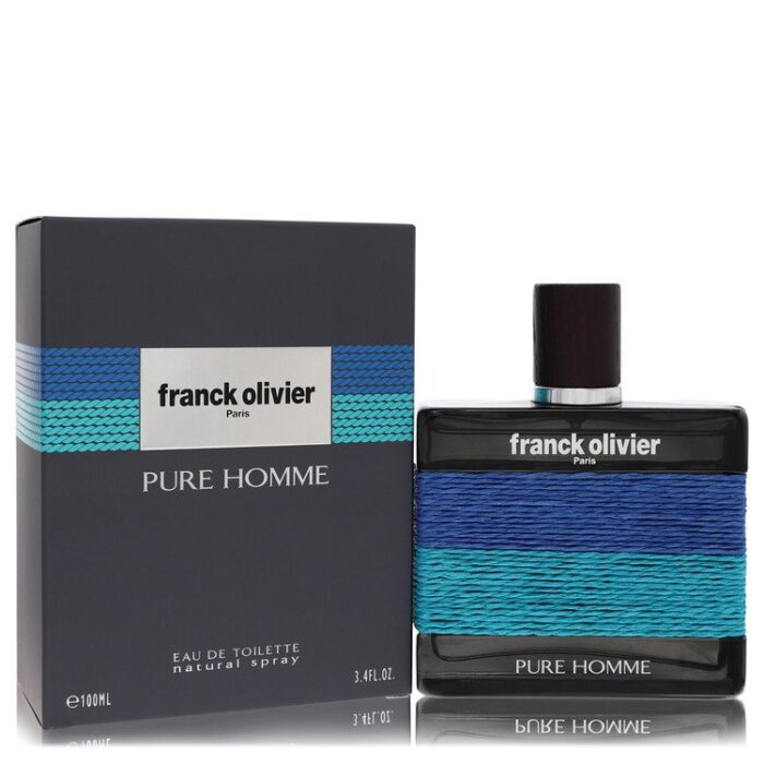 Franck Olivier Pure Homme By Franck Olivier - Eau De Toilette Spray (Unboxed) 3.4 Oz - Image 1