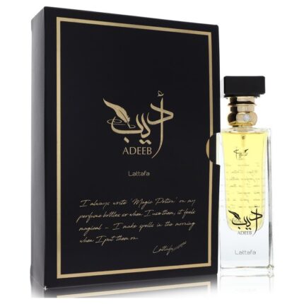 Lattafa Adeeb By Lattafa - Eau De Parfum Spray (Unisex Unboxed) 2.7 Oz