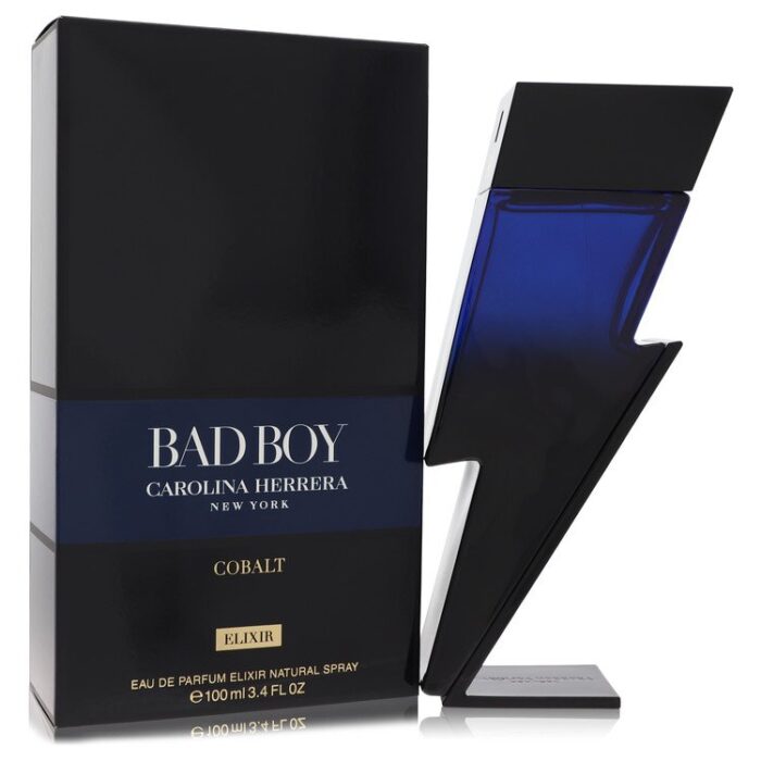 bad boy cobalt elixir by carolina herrera eau de parfum spray 1.7 oz Bad Boy Cobalt Elixir By Carolina Herrera - Eau De Parfum Spray 1.7 Oz - Image 1