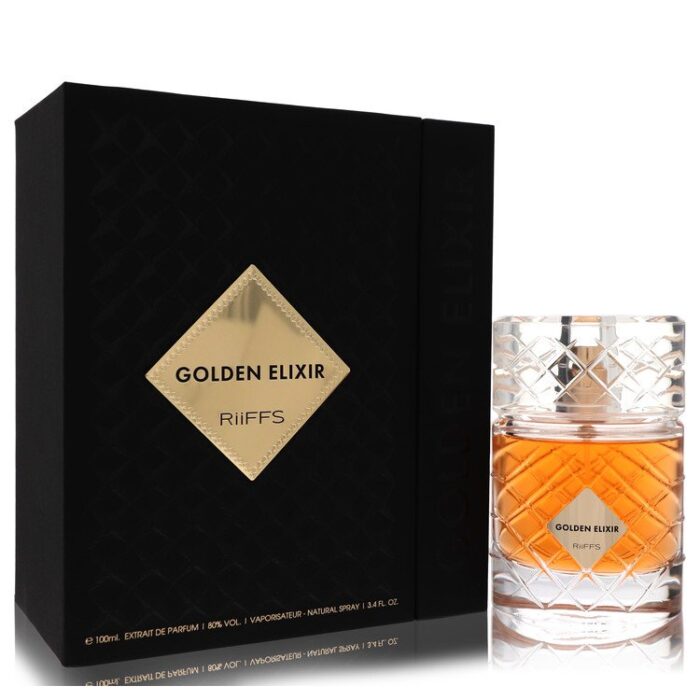 riiffs golden elixir by riiffs extrait de parfum spray (unisex unboxed) 3.4 oz Riiffs Golden Elixir By Riiffs - Extrait De Parfum Spray (Unisex Unboxed) 3.4 Oz - Image 1