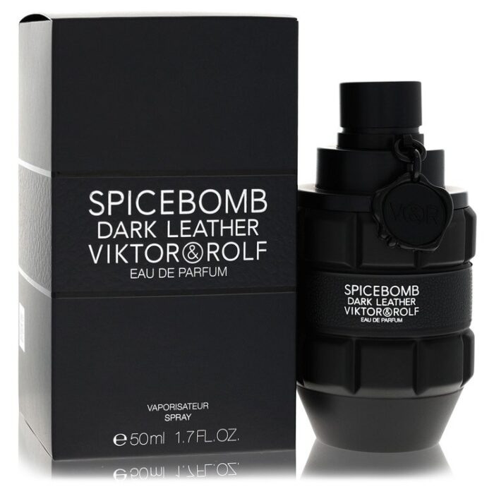 Spicebomb Dark Leather By Viktor & Rolf - Eau De Parfum Spray 3 Oz - Image 1