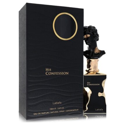 Lattafa His Confession By Lattafa - Eau De Parfum Spray (Unboxed) 3.4 Oz