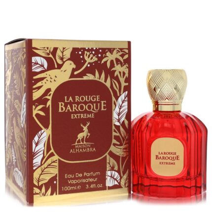 Maison Alhambra Baroque Rouge Extreme By Maison Alhambra - Eau De Parfum Spray (Unisex Unboxed) 3.4 Oz