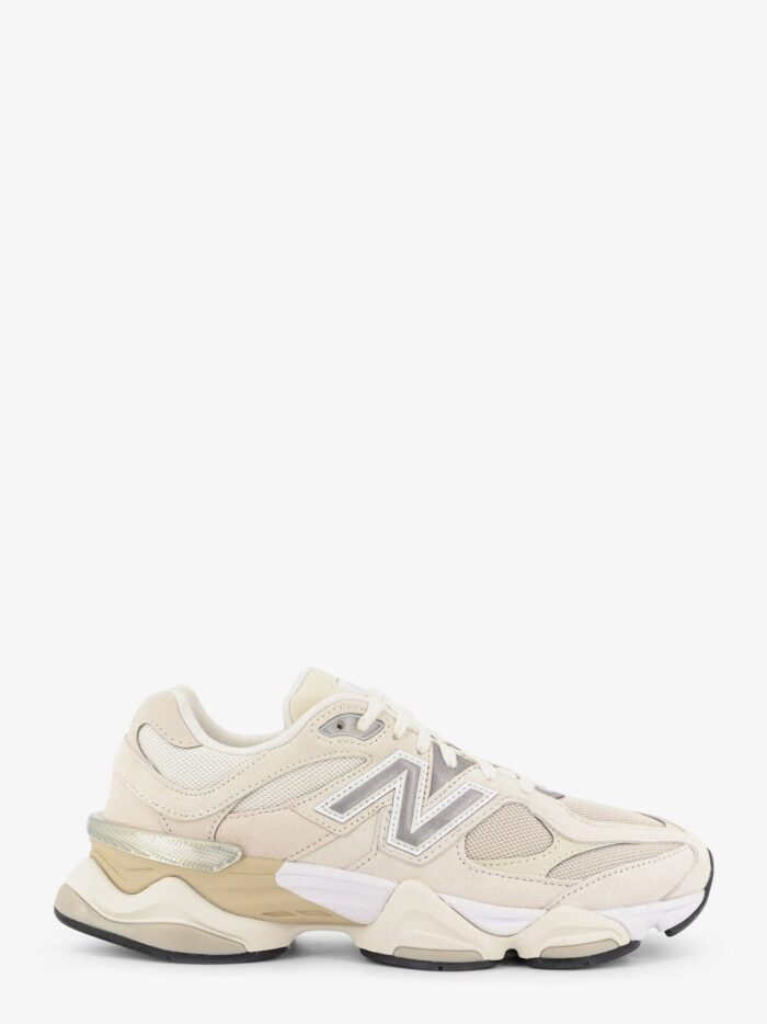 new balance 9060 mesh sneakers with suede inserts New Balance 9060 Mesh Sneakers With Suede Inserts