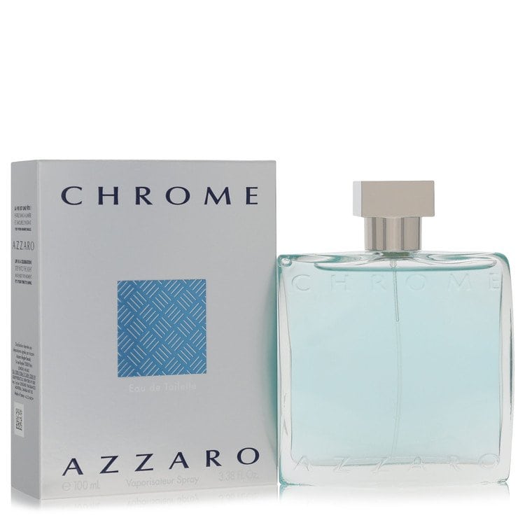 Chrome By Azzaro - Gift Set -- 1.7 Oz Eau De Toilette Spray + 2.5 Oz All Over Shampoo