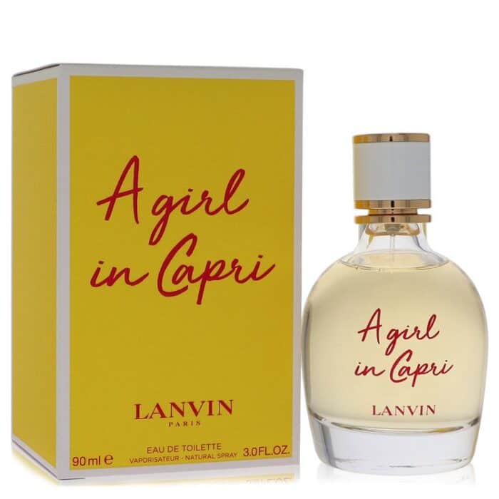 A Girl In Capri By Lanvin - Eau De Toilette Spray 3 Oz