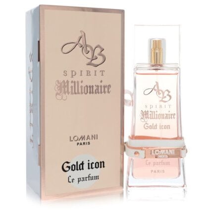 Ab Spirit Millionaire Gold Icon By Lomani - Eau De Parfum Spray 3.3 Oz