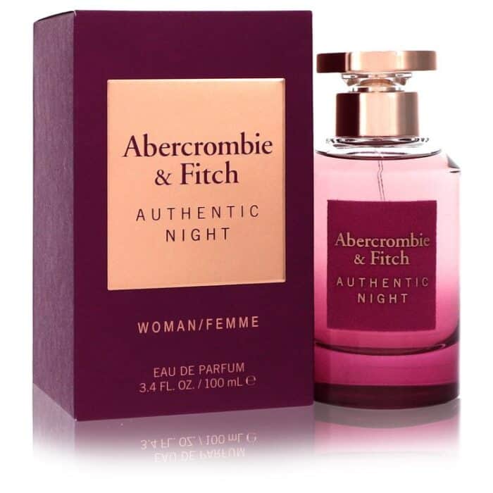 Abercrombie & Fitch Authentic Night By Abercrombie & Fitch - Eau De Parfum Spray 3.4 Oz