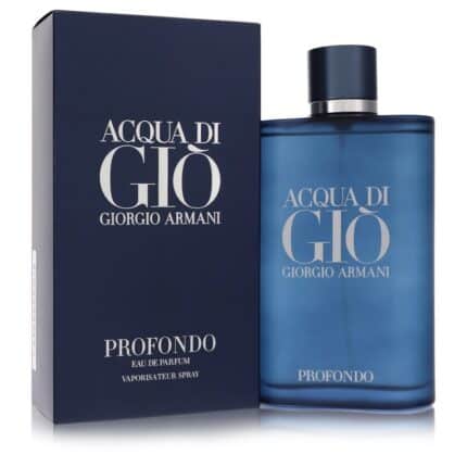 Acqua Di Gio Profondo By Giorgio Armani - Eau De Parfum Spray 6.7 Oz