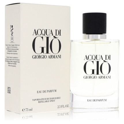 Acqua Di Gio By Giorgio Armani - Eau De Parfum Refillable Spray 2.5 Oz