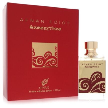 Afnan Edict Amberythme By Afnan - Extrait De Parfum Spray (Unisex) 2.7 Oz