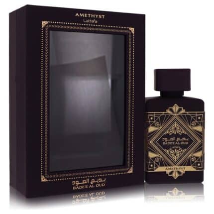 Amethyst Badee Al Oud By Lattafa - Eau De Parfum Spray (Unisex) 3.4 Oz