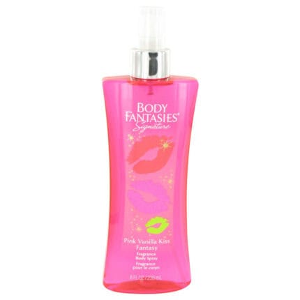 Body Fantasies Signature Pink Vanilla Kiss Fantasy By Parfums De Coeur - Body Spray 8 Oz