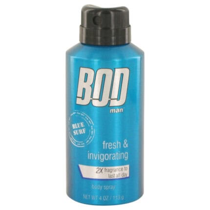 Bod Man Blue Surf By Parfums De Coeur - Body Spray 4 Oz