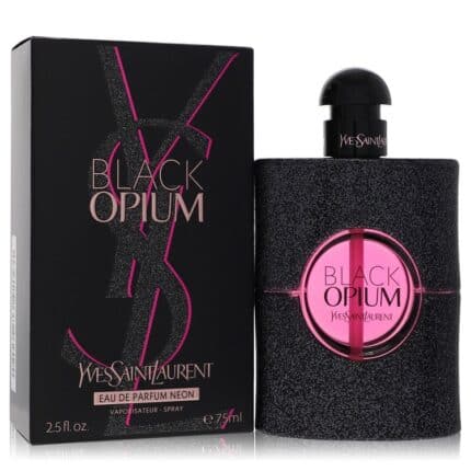 Black Opium By Yves Saint Laurent - Eau De Parfum Neon Spray 2.5 Oz