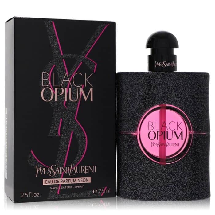 Black Opium By Yves Saint Laurent - Eau De Parfum Neon Spray 2.5 Oz