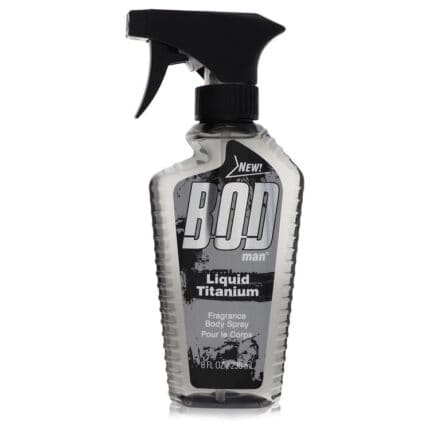 Bod Man Liquid Titanium By Parfums De Coeur - Fragrance Body Spray 8 Oz