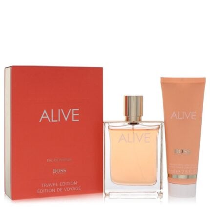 Boss Alive By Hugo Boss - Gift Set -- 2.7 Oz Eau De Parfum Spray + 2.5 Oz Hand And Body Lotion