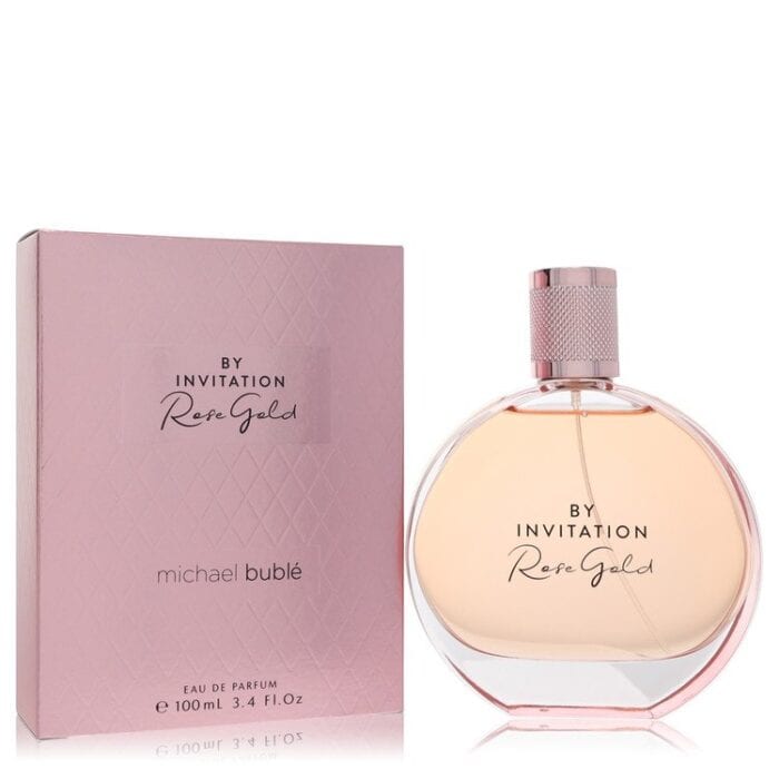 By Invitation Rose Gold By Michael Buble - Eau De Parfum Spray 3.4 Oz