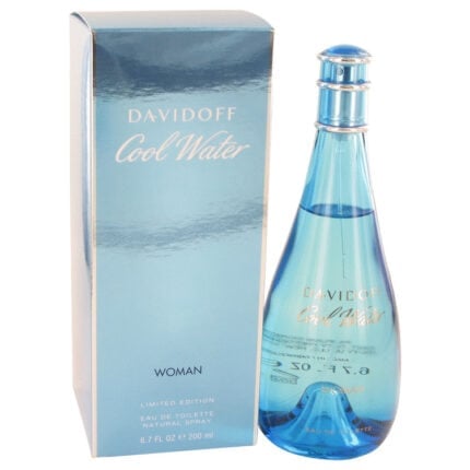 Cool Water By Davidoff - Eau De Toilette Spray 6.7 Oz