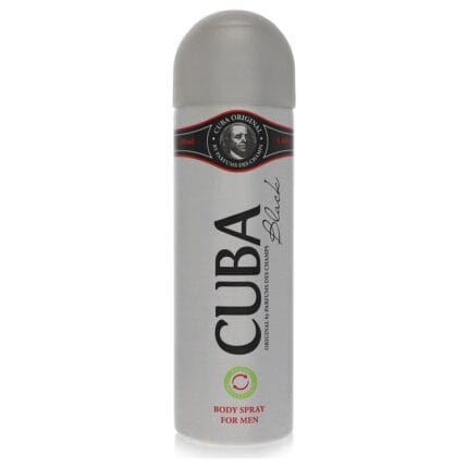 CUBA Black By Fragluxe - Body Spray 6.6 Oz